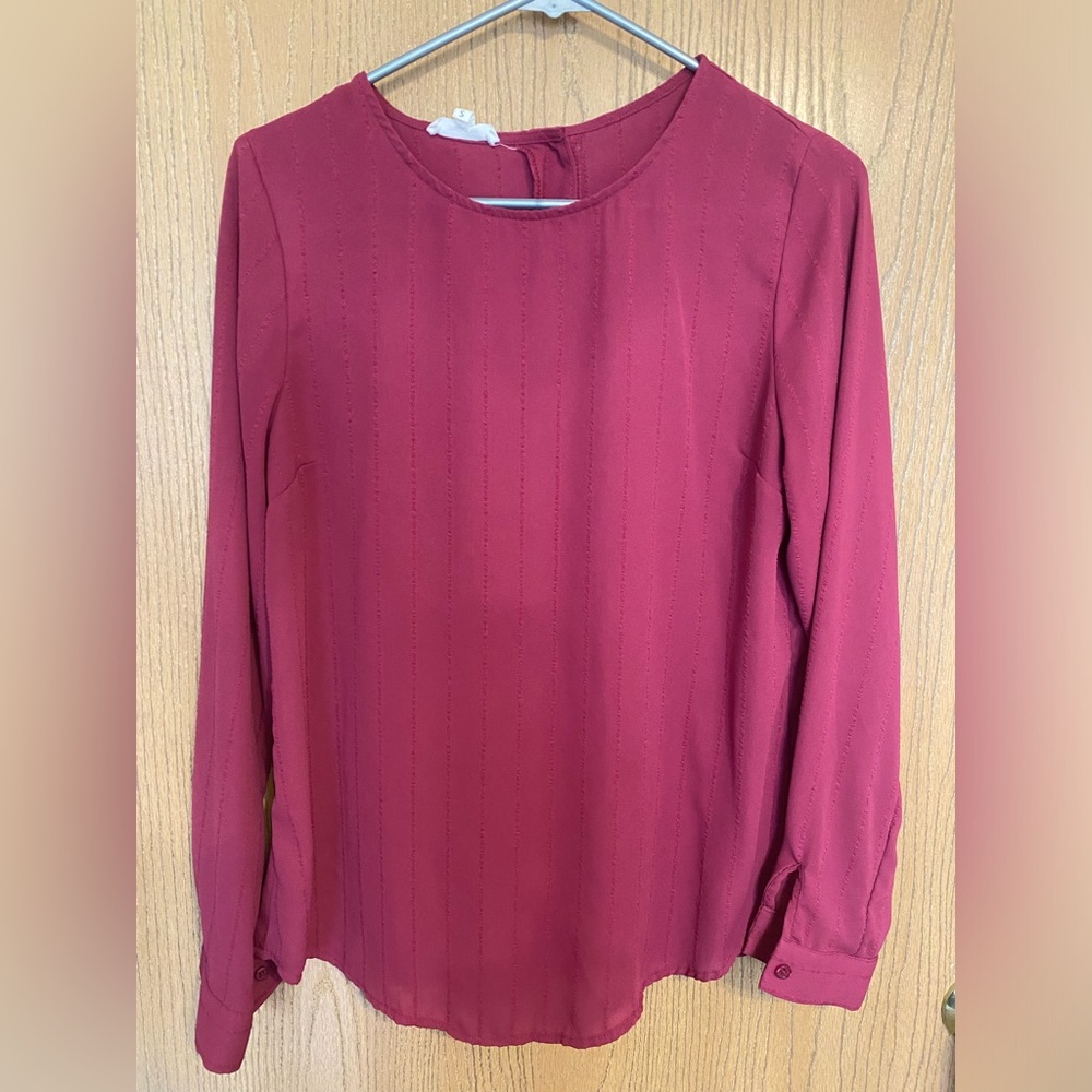 Pink blouse from Maurice’s. Perfect for work!